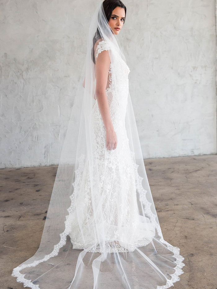 Our veils are delicately handmade and beautifully finished and will look exquisite on your day.